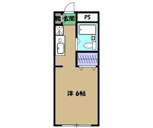 メゾン・ドゥ・ラ・ジュネス【101号室】の間取り