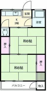 風見鶏ハイツ【203号室】の間取り