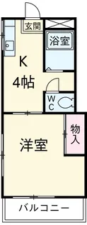 東ハイツ淵野辺【0205号室】の間取り