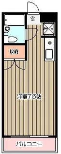 メゾン傘松【203号室】の間取り