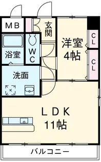 フェアリーハート【502号室】の間取り