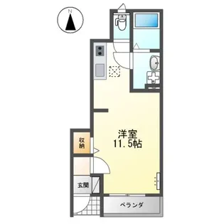 サンクレール(Saint Clair)【1階】の間取り