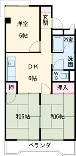 メゾン和幸【403号室】の間取り