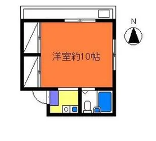 グリーンハイム【202号室】の間取り