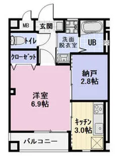 Maison Est Nuage【2階】の間取り