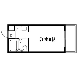 バルビゾン新大阪【2階】の間取り