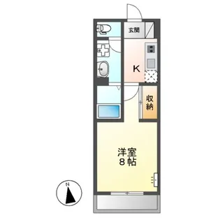 LONDO BELL【2階】の間取り