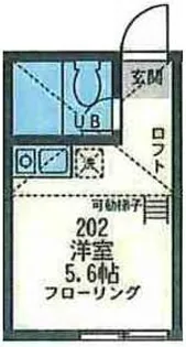 ユナイト南太田マゼランの翼【2階】の間取り