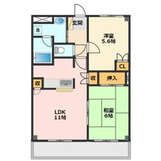 アメニティパークC【3階】の間取り