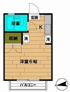パールハイツ金沢【105号室】の間取り