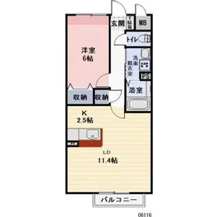 スターライズ【2階】の間取り