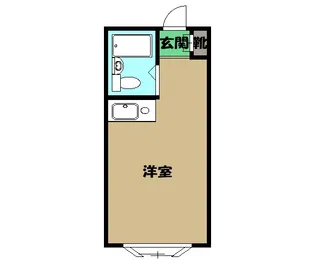 プリシード中野【110号室】の間取り