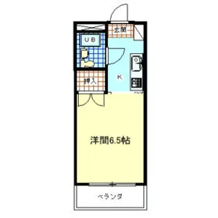 ゴールデンハイツ【2階】の間取り
