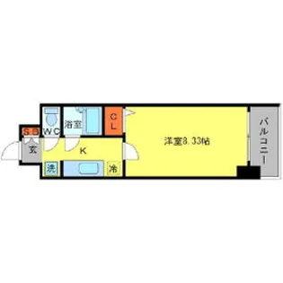 シェルクレール【201号室】の間取り