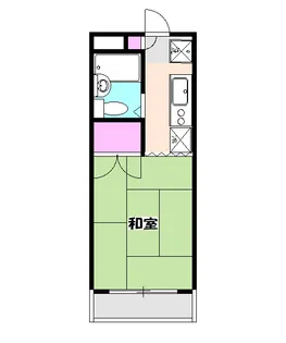 小泉コーポ【202号室】の間取り