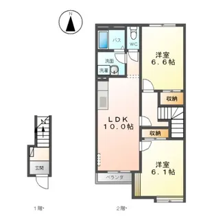 インペリアルコート【2階】の間取り