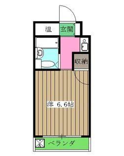 ぶるうめんはいむなかの【2階】の間取り