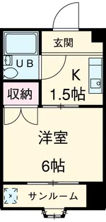 新清洲クラウンビル【307号室】の間取り