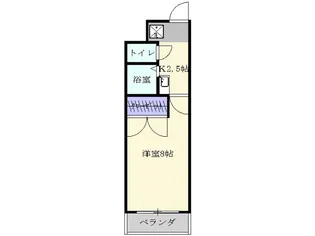 サンモールアネックス【4C号室】の間取り