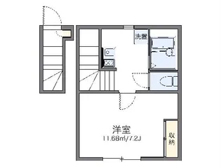 レオネクスト学園前ヒルズ【201号室】の間取り