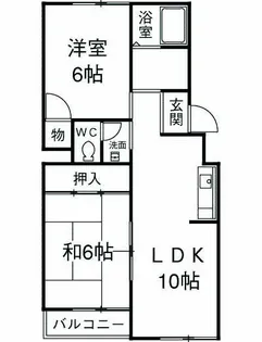 メゾンアスカ【3階】の間取り