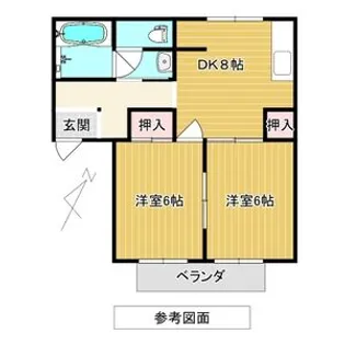 コーポみどり【2階】の間取り