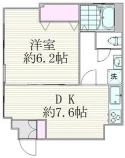 メタセコイヤマンション【2階】の間取り