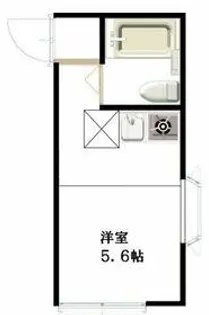 レーヴ国分寺【101号室】の間取り
