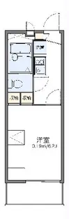 レオパレスアミー【1階】の間取り