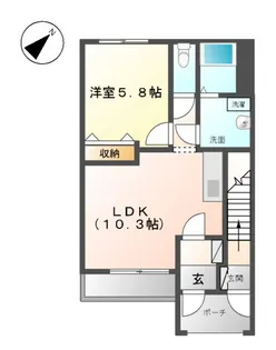 パークサイドⅡ【1階】の間取り