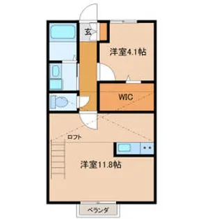 カーム一宮【2階】の間取り