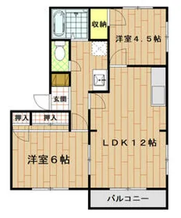 CASTLE21【2階】の間取り