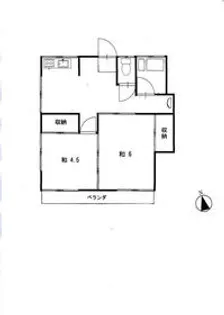 寿ハイツ【1階】の間取り