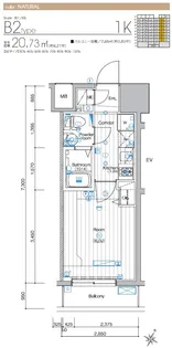 SYNEX 横濱阪東橋【5階】の間取り
