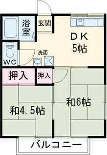 コーポタキザワⅠ【2号室】の間取り