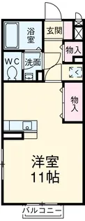 メゾングランデス【1階】の間取り