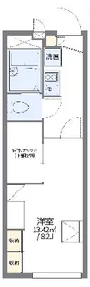 レオパレス竹林【104号室】の間取り