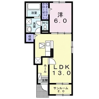 ニーノ ヴィラ【1階】の間取り