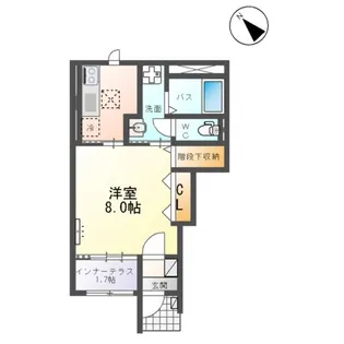 un poireau(アン ポワロー)【1階】の間取り