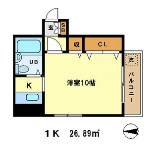 第二正美堂ビル【8階】の間取り