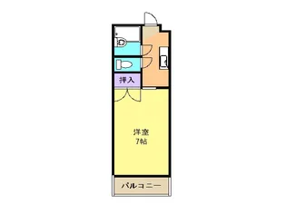 アネックスミヤタ拾号館【1階】の間取り