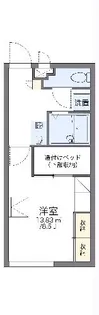 レオパレス高原【2階】の間取り