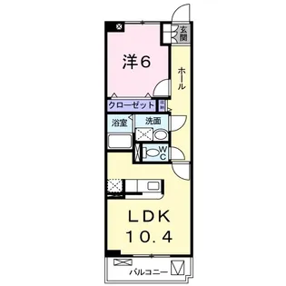 グロワール【3階】の間取り