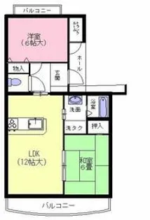 静鉄音羽町マンション【3階】の間取り