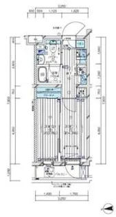 メインステージ大森【1階】の間取り