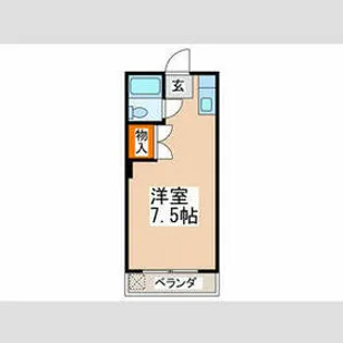 梅田コーポ【2階】の間取り