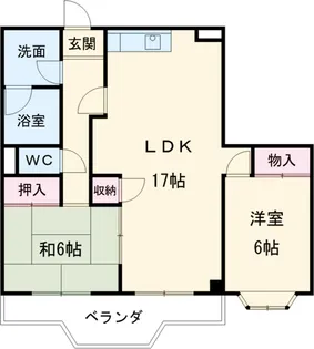 ブルーベル【302号室】の間取り