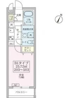 リブレスト篠崎【2階】の間取り