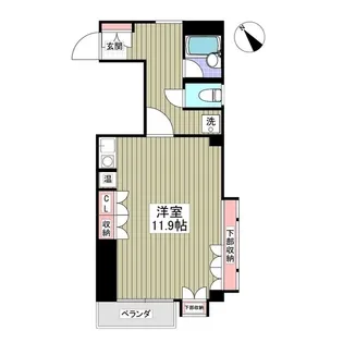 竹林マンションⅠ【3階】の間取り