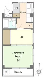 ハウスピア【205号室】の間取り